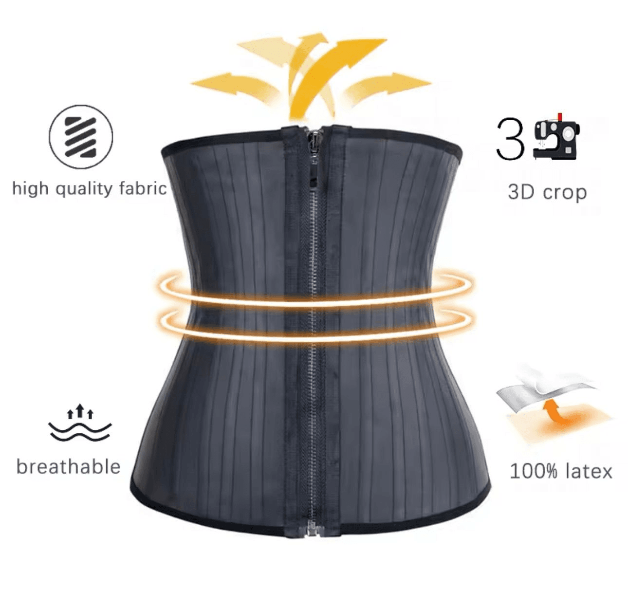 25 Steelboned Waist Trainer view 3