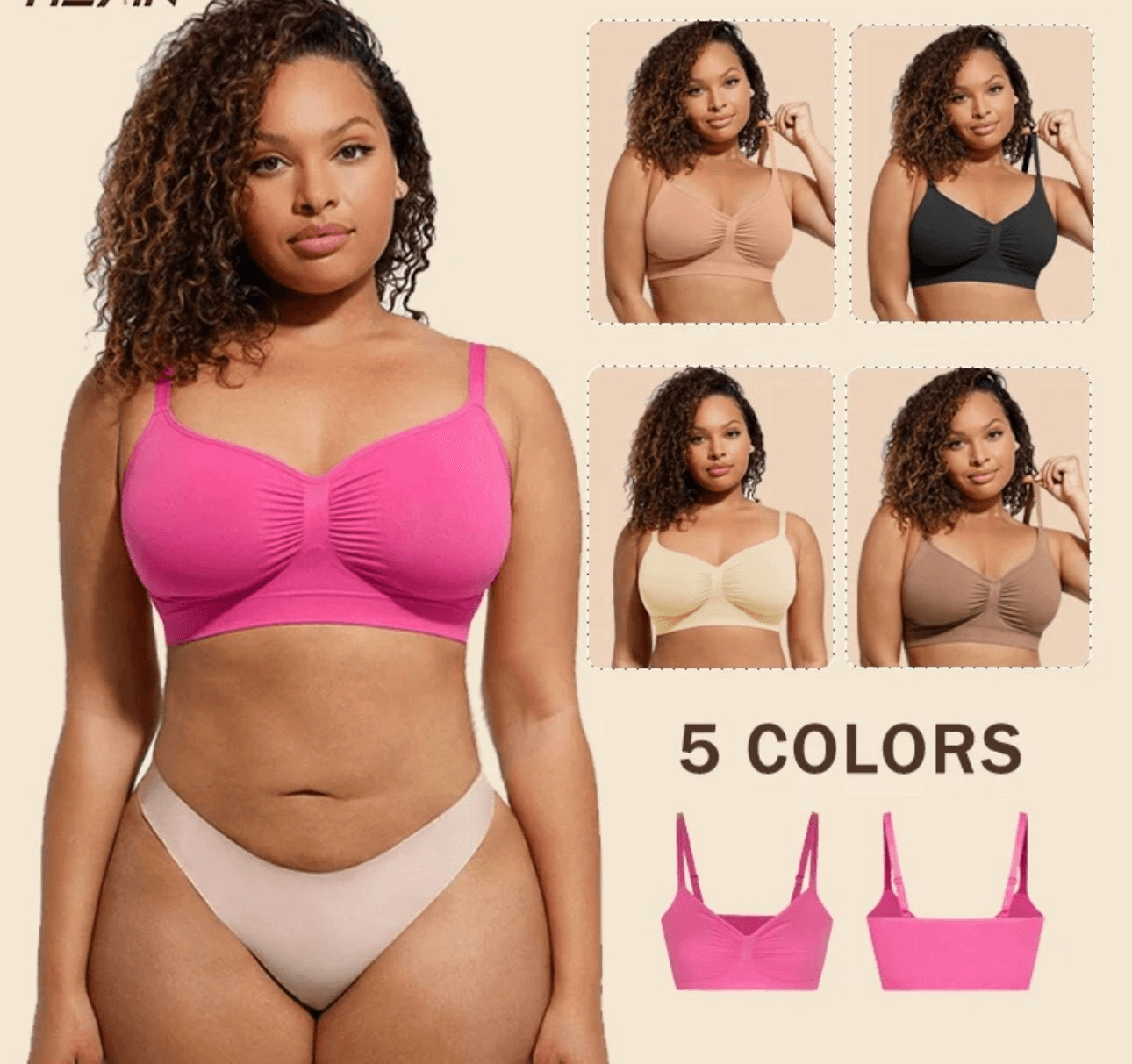 Women Wireless Sport Bra view 8