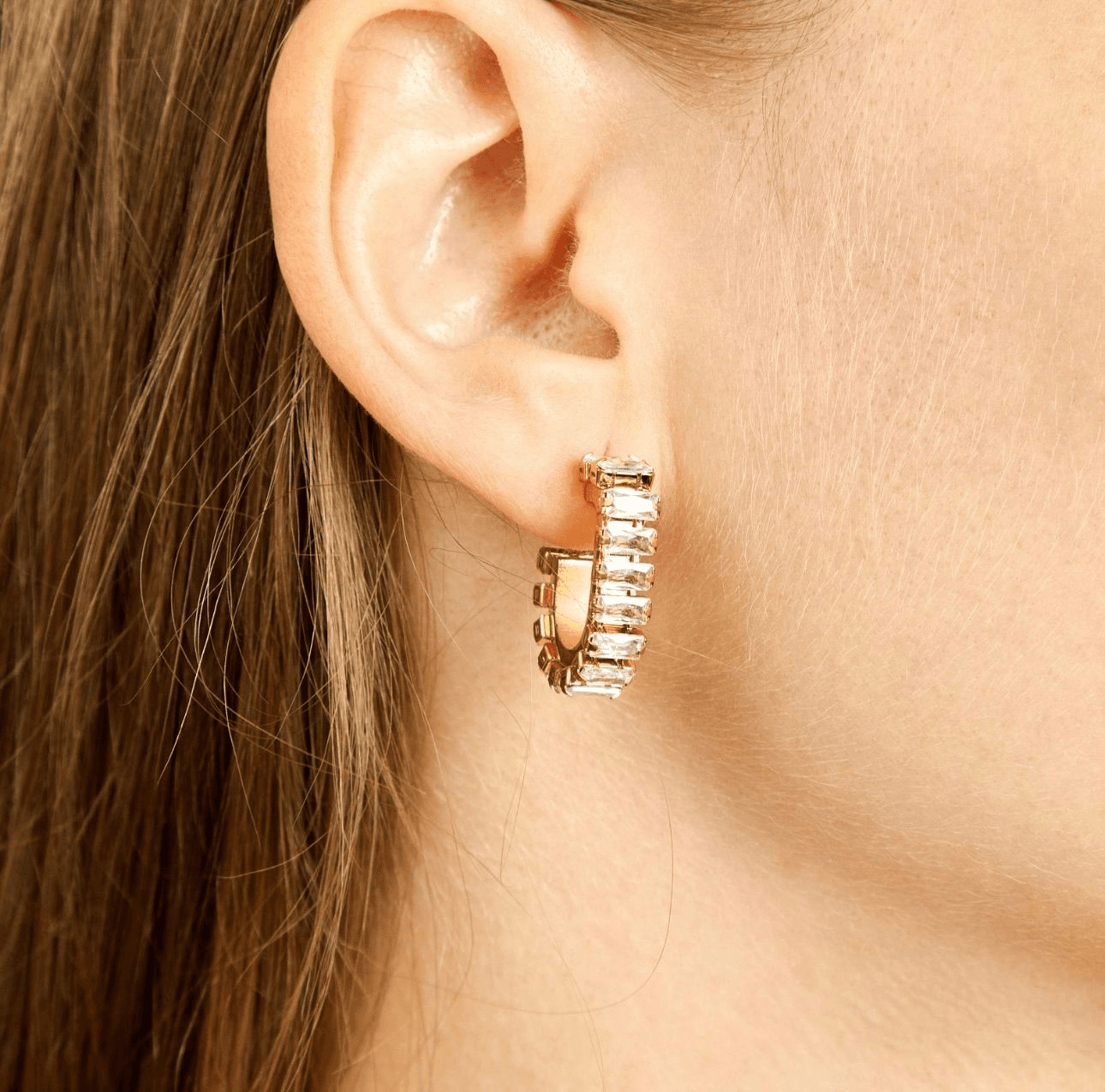 Gold plated Earrings view 4