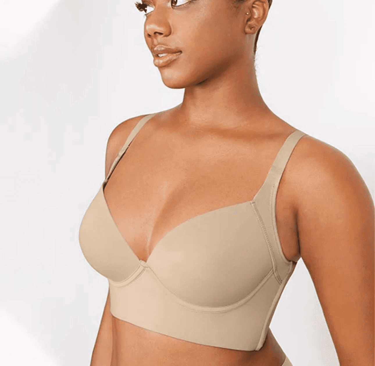 Wider Coverage Back Fat Bra view 5